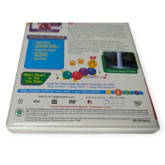 2007 DVD Release Disney Baby Einstein Baby Neptune DVD Sealed NWT - Picture 10 of 11
